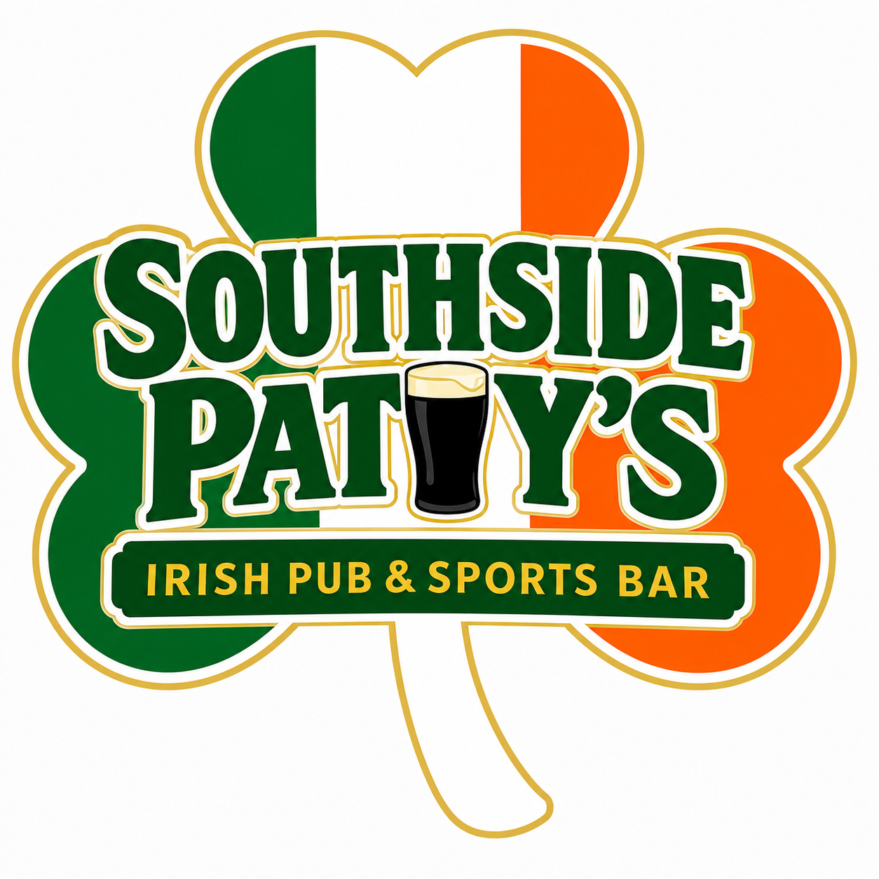Southside Patty's front chest shirt logo
